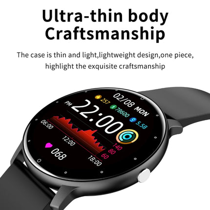 ZL02 1.28 inch Touch Screen IP67 Waterproof Smart Watch, Support Blood Pressure Monitoring / Sleep Monitoring / Heart Rate Monitoring(Black)-garmade.com