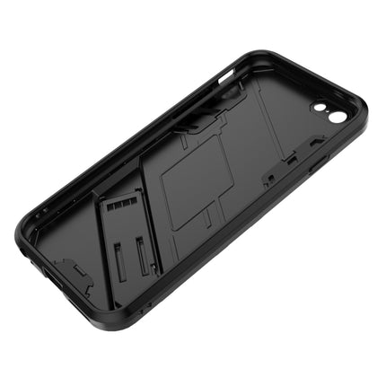 Punk Armor 2 in 1 PC + TPU Shockproof Case with Invisible Holder For iPhone 6 & 6s(Grey)-garmade.com