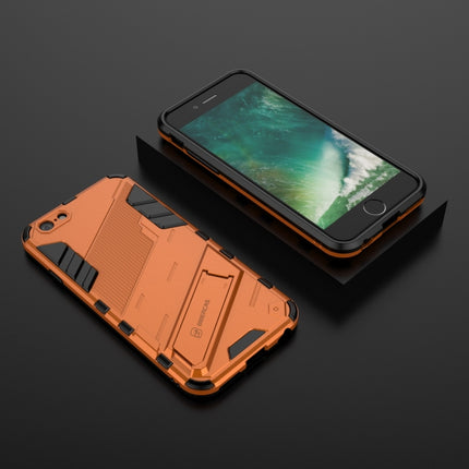 Punk Armor 2 in 1 PC + TPU Shockproof Case with Invisible Holder For iPhone 6 & 6s(Orange)-garmade.com