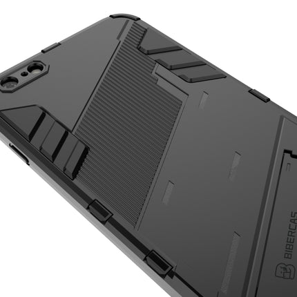 Punk Armor 2 in 1 PC + TPU Shockproof Case with Invisible Holder For iPhone 6 Plus & 6s Plus(Green)-garmade.com