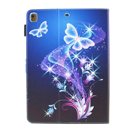 For iPad 10.2 2021 / 2020 / 2019 Coloured Drawing Pattern Horizontal Flip Leather Case with Holder & Card Slots & Photo Frame(Fantasy Butterfly)-garmade.com