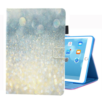 For iPad 10.2 2021 / 2020 / 2019 Coloured Drawing Pattern Horizontal Flip Leather Case with Holder & Card Slots & Photo Frame(Sparkling Sand)-garmade.com