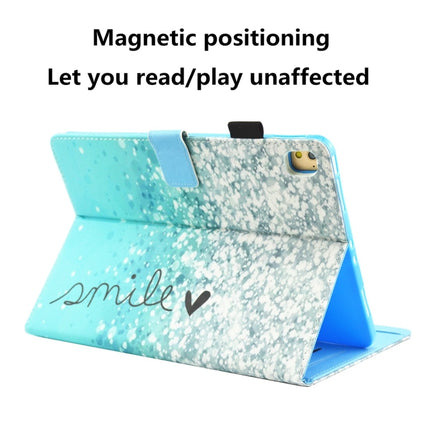 For iPad 10.2 2021 / 2020 / 2019 Coloured Drawing Pattern Horizontal Flip Leather Case with Holder & Card Slots & Photo Frame(Beautiful Bubbles)-garmade.com