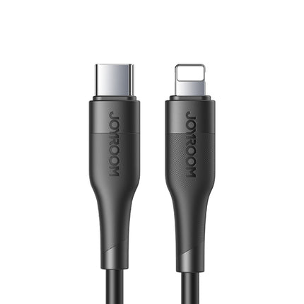 JOYROOM S-1224M3 20W 2.4A USB-C / Type-C to 8 Pin PD Fast Charging Data Cable, Cable Length: 1.2m(Black)-garmade.com