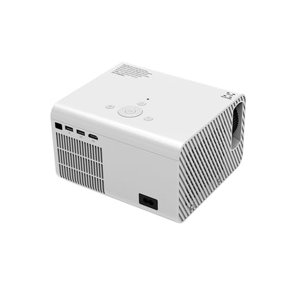 T10 1920x1080P 3600 Lumens Portable Home Theater LED HD Digital Projector, Android Version(White)-garmade.com