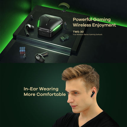 Remax TWS-30 Bluetooth 5.0 True Wireless Stereo Gaming Earphone(White)-garmade.com