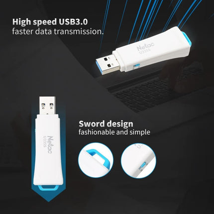 Netac U335S USB 3.0 High Speed Antivirus Write Protection USB Flash Drives U Disk, Capacity:64GB-garmade.com