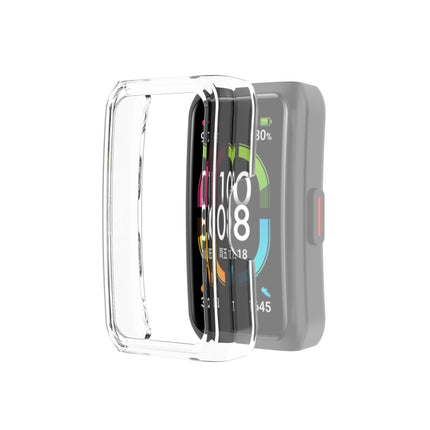 For Huawei Honor Band 6 Half Coverage PC Protective Case(Transparent White)-garmade.com