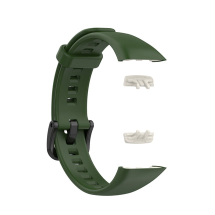 For Huawei Honor Band 6 TPU Replacement Strap Watchband, Size: One Size(Army Green)-garmade.com