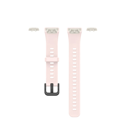 For Huawei Honor Band 6 TPU Replacement Strap Watchband, Size: One Size(Light Pink)-garmade.com