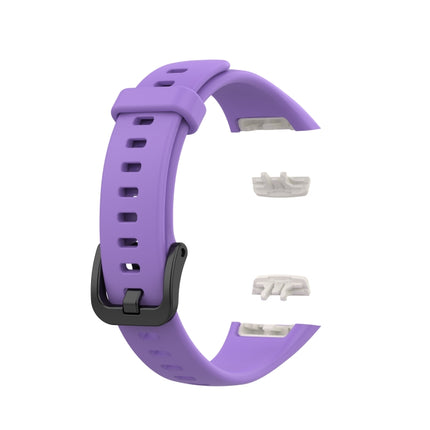 For Huawei Honor Band 6 TPU Replacement Strap Watchband, Size: One Size(Purple)-garmade.com