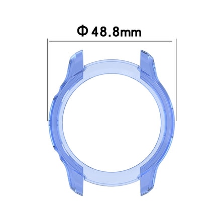 For TicWatch Pro 3 / Pro 3 Lite Half Coverage Hollowed TPU Protective Case(Transparent White)-garmade.com
