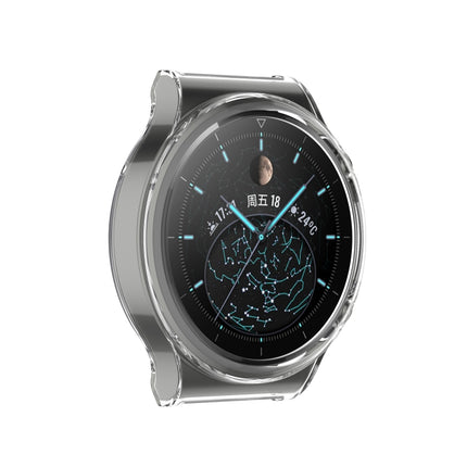 For Huawei Watch GT 2 Pro / GT 2 ECG Half Coverage Hollowed TPU Protective Case(Transparent White)-garmade.com