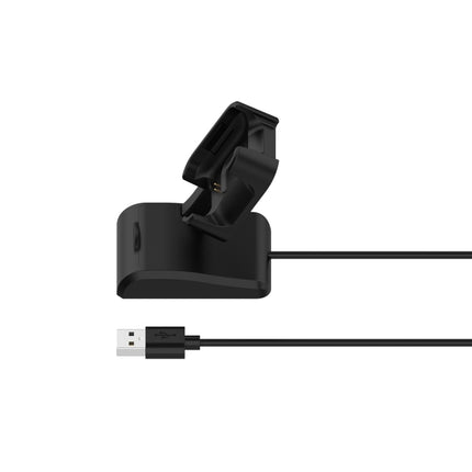 For Xiaomi Mi Watch Lite / Redmi Watch USB Vertical Magnetic Charger Holder with Data Function, Length: 1m(Black)-garmade.com