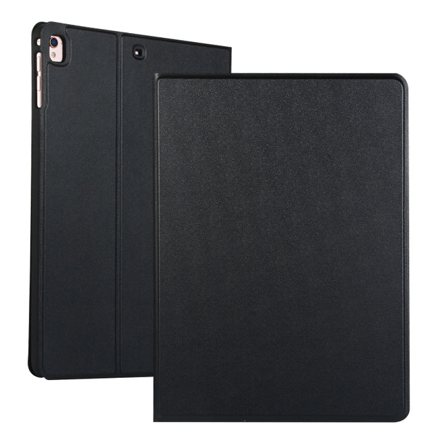 For iPad 10.2 2021 / 2020 / 2019 Voltage Elastic Leather TPU Protective Case with Holder(Black)-garmade.com