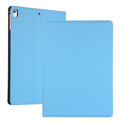 For iPad 10.2 2021 / 2020 / 2019 Voltage Elastic Leather TPU Protective Case with Holder(Blue)-garmade.com