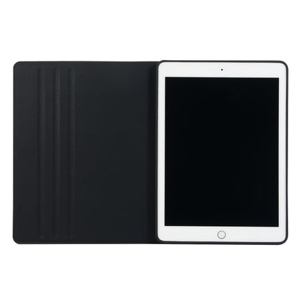 For iPad 10.2 2021 / 2020 / 2019 Voltage Elastic Leather TPU Protective Case with Holder(Blue)-garmade.com