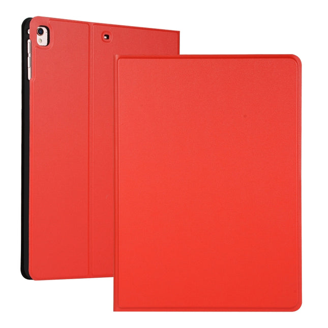 For iPad 10.2 2021 / 2020 / 2019 Voltage Elastic Leather TPU Protective Case with Holder(Red)-garmade.com