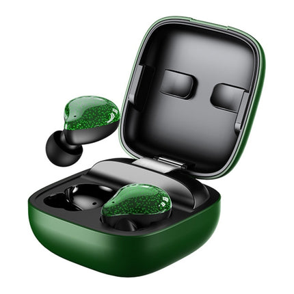 Remax TWS-33 Bluetooth 5.0 True Wireless Stereo Music Bluetooth Earphone(Green)-garmade.com