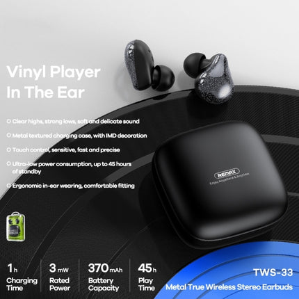 Remax TWS-33 Bluetooth 5.0 True Wireless Stereo Music Bluetooth Earphone(Green)-garmade.com