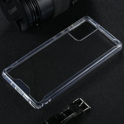 For Samsung Galaxy Note20 Four-corner Shockproof Transparent TPU + PC Protective Case-garmade.com