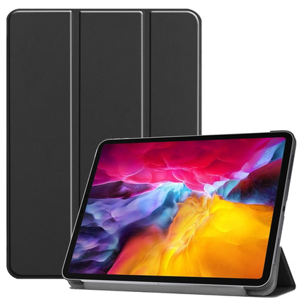 For iPad Pro 11 2022 / 2021 / 2018 Custer Texture Leather Smart Tablet Case(Black)-garmade.com