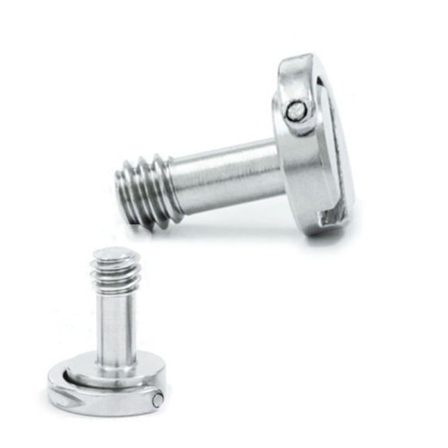 BEXIN LS095 2 PCS D Ring Screws Camera Plate Mount 1/4 inch Quick Release Screws-garmade.com