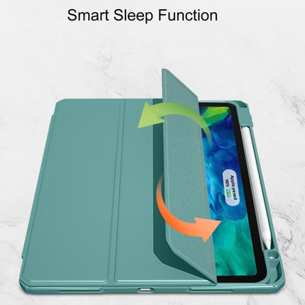 For iPad Pro 11 2022 / 2021 / 2020 Mutural Pinyue Series PC + TPU Horizontal Flip Leather Tablet Case with Holder & Pen Slot & Sleep / Wake-up Function(Blue)-garmade.com