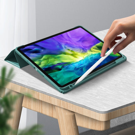 For iPad Pro 11 2022 / 2021 / 2020 Mutural Pinyue Series PC + TPU Horizontal Flip Leather Tablet Case with Holder & Pen Slot & Sleep / Wake-up Function(Mint Green)-garmade.com
