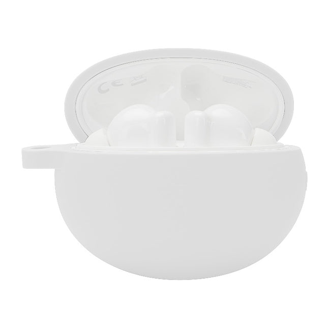 For Huawei FreeBuds 4i Silicone Wireless Bluetooth Earphone Protective Case Storage Box(White)-garmade.com