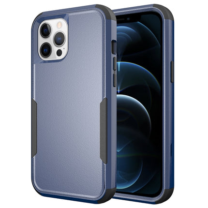 TPU + PC Shockproof Protective Case For iPhone 11 Pro Max(Royal Blue + Black)-garmade.com