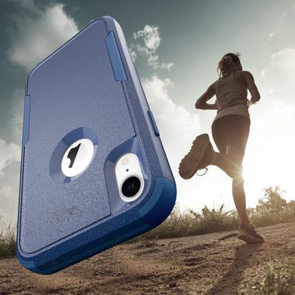 TPU + PC Shockproof Protective Case For iPhone XR(Royal Blue)-garmade.com