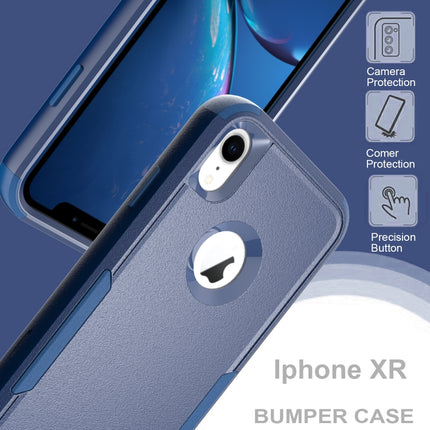TPU + PC Shockproof Protective Case For iPhone XR(Royal Blue)-garmade.com