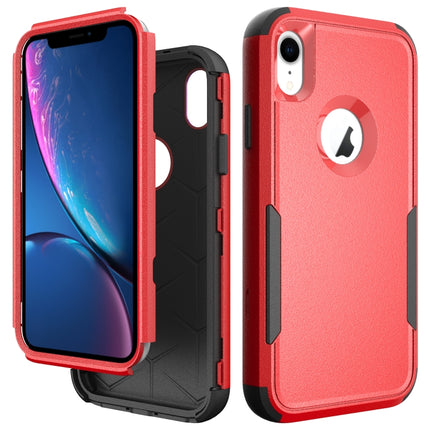 TPU + PC Shockproof Protective Case For iPhone XR(Red + Black)-garmade.com