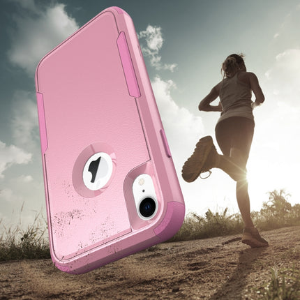 TPU + PC Shockproof Protective Case For iPhone XR(Pink)-garmade.com