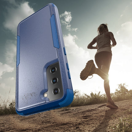 For Samsung Galaxy S21+ 5G TPU + PC Shockproof Protective Case(Royal Blue)-garmade.com