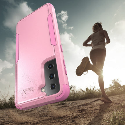 For Samsung Galaxy S21+ 5G TPU + PC Shockproof Protective Case(Pink)-garmade.com