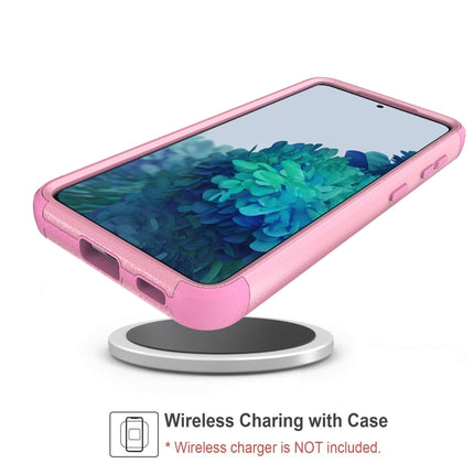 For Samsung Galaxy S21+ 5G TPU + PC Shockproof Protective Case(Pink)-garmade.com