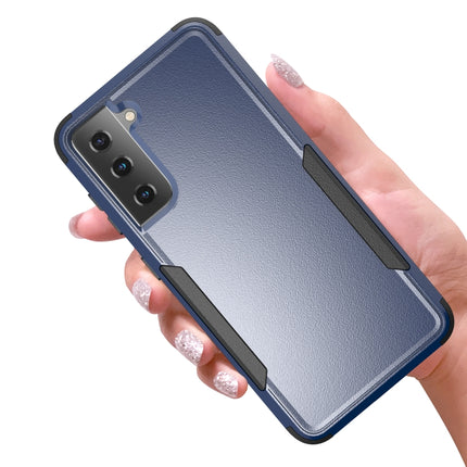 For Samsung Galaxy S21 5G TPU + PC Shockproof Protective Case(Royal Blue + Black)-garmade.com