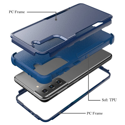 For Samsung Galaxy S21 5G TPU + PC Shockproof Protective Case(Royal Blue)-garmade.com