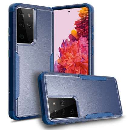 For Samsung Galaxy S21 Ultra 5G TPU + PC Shockproof Protective Case(Royal Blue)-garmade.com