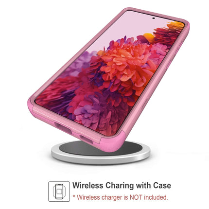 For Samsung Galaxy S21 Ultra 5G TPU + PC Shockproof Protective Case(Pink)-garmade.com