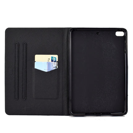 Electric Pressed TPU Colored Drawing Horizontal Flip Leather Case with Holder & Pen Slot For iPad mini 4 / mini 3 / mini 2 / mini(Leopard and Lion)-garmade.com