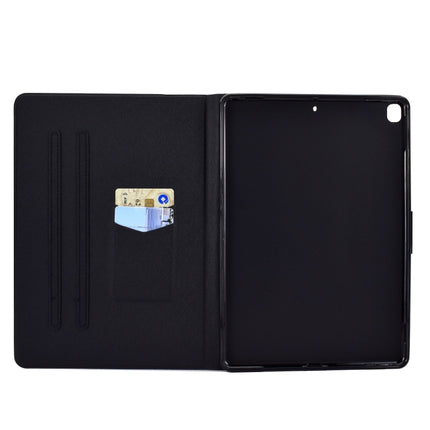 Electric Pressed TPU Colored Drawing Horizontal Flip Leather Case with Holder & Pen Slot For iPad 10.2 (2019) / (2020) & iPad Air (2019) (Leopard and Lion)-garmade.com