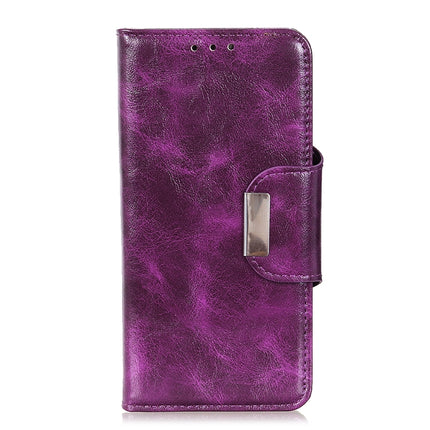 For Samsung Galaxy Note20 Crazy Horse Texture Horizontal Flip Leather Case with Holder & 6-Card Slots & Wallet(Purple)-garmade.com