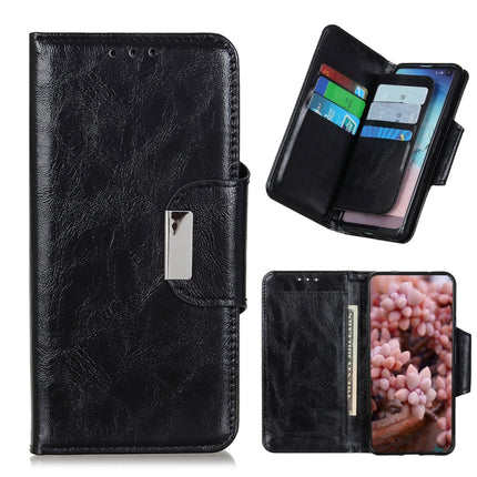 For Samsung Galaxy Note20 Ultra Crazy Horse Texture Horizontal Flip Leather Case with Holder & 6-Card Slots & Wallet(Black)-garmade.com