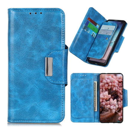 For Samsung Galaxy Note20 Ultra Crazy Horse Texture Horizontal Flip Leather Case with Holder & 6-Card Slots & Wallet(Blue)-garmade.com