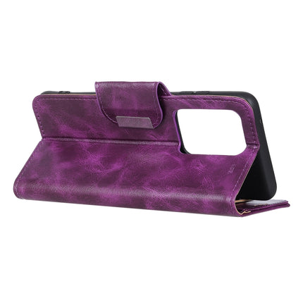 For Samsung Galaxy Note20 Ultra Crazy Horse Texture Horizontal Flip Leather Case with Holder & 6-Card Slots & Wallet(Purple)-garmade.com