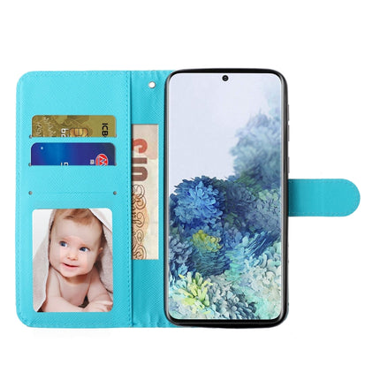 For Samsung Galaxy S21 5G 3D Pattern Horizontal Flip Leather Case with Holder & Card Slots & Wallet & Lanyard(Rankine Butterfly)-garmade.com