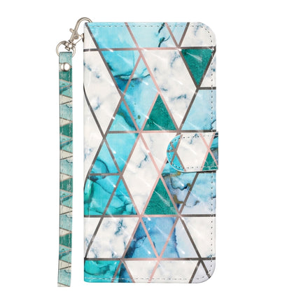 For Samsung Galaxy S21 5G 3D Pattern Horizontal Flip Leather Case with Holder & Card Slots & Wallet & Lanyard(Marble)-garmade.com